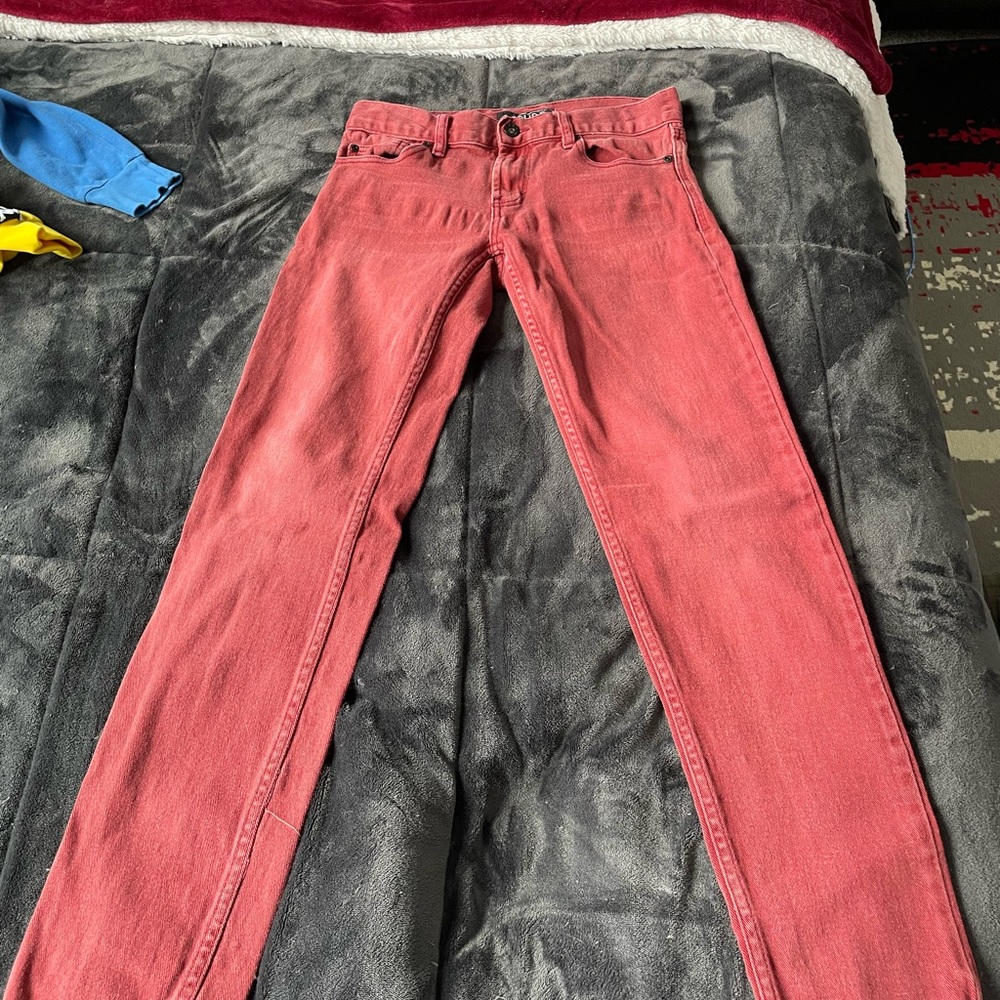 Size 30/32 red rude jeans